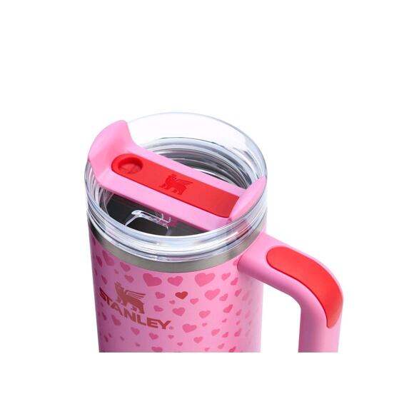 STANLEY TUMBLER 30 OZ. VALENTINE SWEET HEARTS ST. STEEL H2.0 FLOWSTATE QUENCHER - Picture 4 of 8